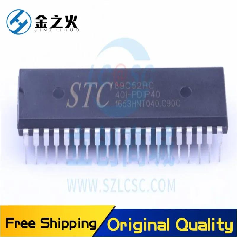 10 шт./лот Бесплатная доставка STC89C52RC-40I-PDIP40 Оригинальный склад Много Пожалуйста, свяжитесь с нами