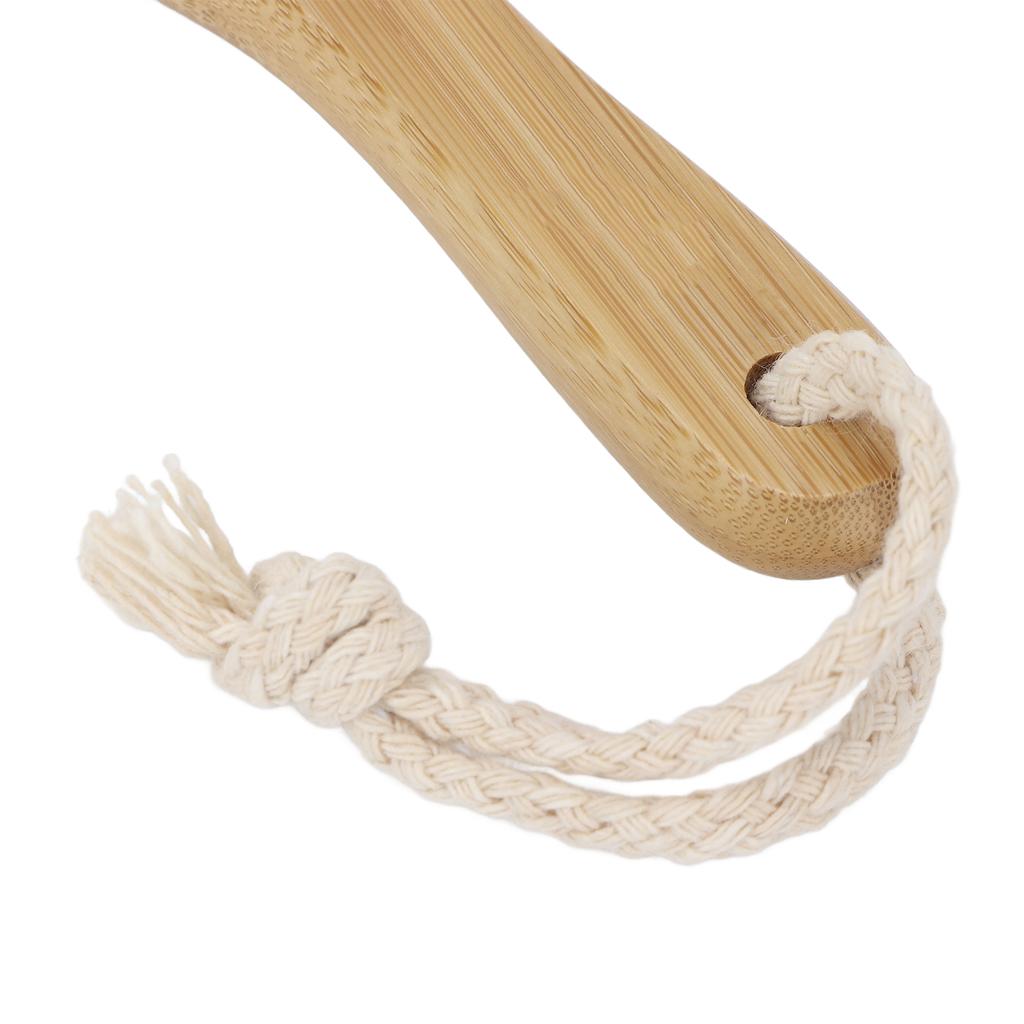 Массажная щетка портативная деревянная мягкая ручная щетка для массажа лица и тела, чистки и ухода