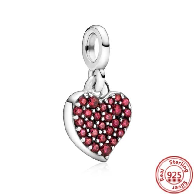 Серьги-браслет Charm Me, ювелирные изделия своими руками, серебро 925 пробы, моя любовь, морская звезда, фламинго, ласточка, мир, мини-подвеска из бисера