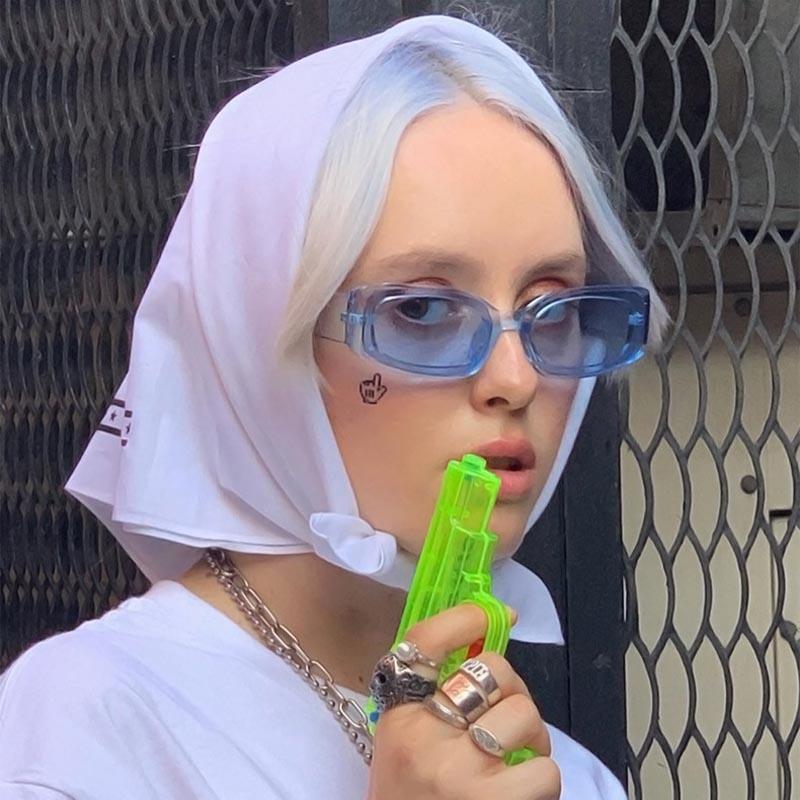 Модные черные квадратные солнцезащитные очки, женские элитные брендовые маленькие прямоугольные солнцезащитные очки, женские градиентные прозрачные зеркальные очки Óculos De Sol