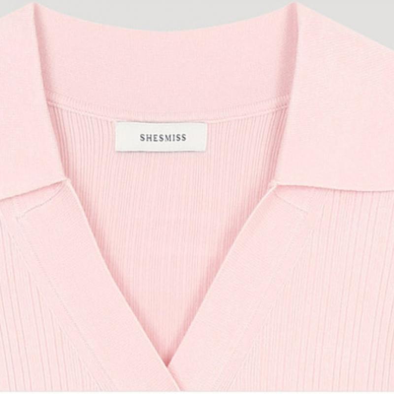 [She S miSS] Кардиган с V-образным вырезом в рубчик SSkcdo12010 Lp