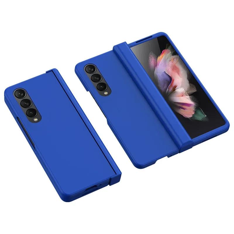 Чехол для телефона цвета конфет для Samsung Galaxy Z Fold 6 5 4 3 5G с шарнирной пластиковой задней крышкой B03