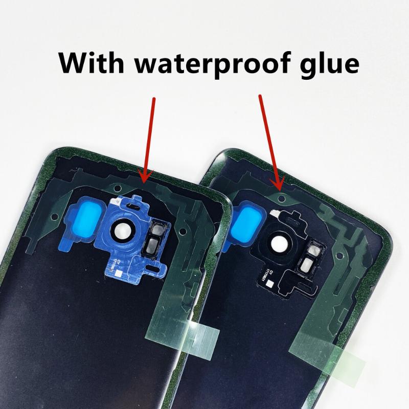 Новый корпус для Samsung Galaxy S8 G950 G950F S8 + Plus G955 G955F задняя батарея замена задней двери с