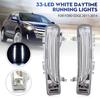 Pair 33-LED White Daytime Running Lights For Ford Edge 2011-2014