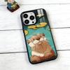 Чехол для телефона 'Ленивая выдра' для iPhone 17, 16, 15, 14, 13, 12, 11 Plus, Pro, магнитный, для беспроводной зарядки Magsafe
