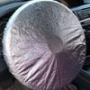 Auto Car Steering Wheel Sun Shade Cover Heat-Resistence Sunshade Aluminum Foil Steering Cover Car Accessories for SUVs Trucks