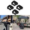Mounting Clamps Truck Cap Topper Campers Shells Heavy Duty Aluminum Universal Truck Topper Clamp Kit (Pack of 4)