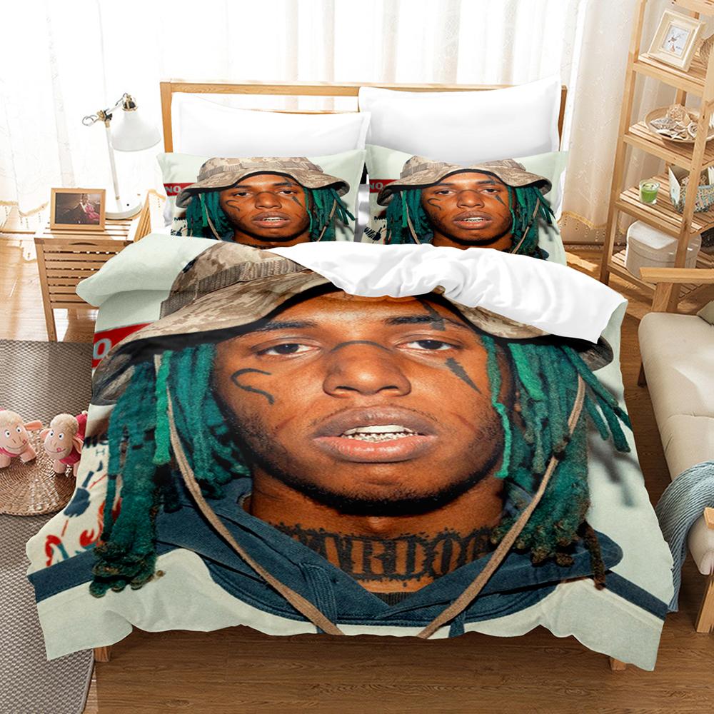 Zillakami Печатный Комплект Постельного Белья из 3 Предметов Мягкий Пододеяльник с 2 Наволочками Стирка Комфорт Домашняя Спальня Спальное Место Постельное Белье Декор