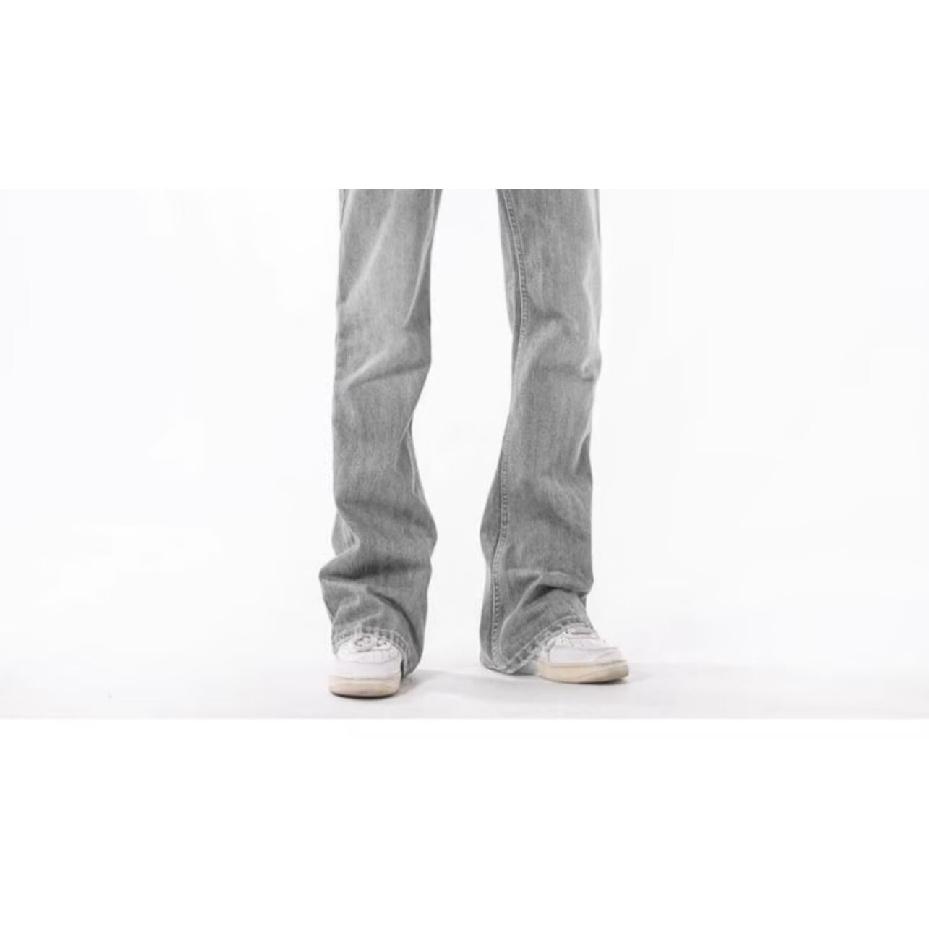 American Street Washed Vintage Jeans Men'S Spring And Autumn Straight Leg Loose Fitting European And American High Street Vibe Style Long Pants