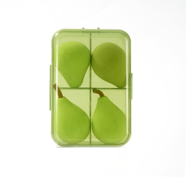 4/5/6 шт. набор спонжей для макияжа, косметические пуховки для тонального крема, пудры, консилера, блендер для макияжа с коробкой, серия цветов