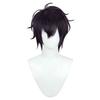 Ittetsu Saeki Cosplay Wig, Dark Purple, Heat-Resistant, Perfect for Costumes, Halloween, Events, and Photoshoots