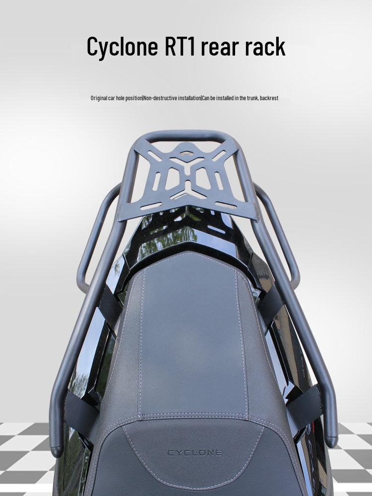 Zongshen Cyclone RT1 Modified Rear Rack and Tail Wing Trunk Bracket