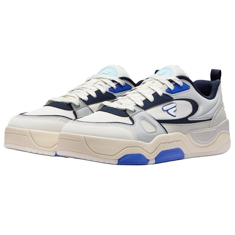 Fila Fusion Bank III Cool Скейт-кеды Удобные Универсальные Прочные Низкие Мужские кроссовки Белый Серый T12M522913FSG