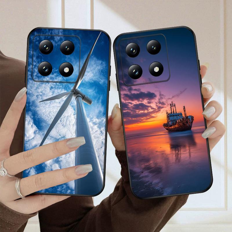 Тропический пляж у моря Для Xiaomi Poco X7 M7 Pro 5G M5 X4Pro 4 M6 4G C65 C75 F6 X6 5 7 X5 F7 Ultra M5S M4Pro 5G мягкий чехол для телефона