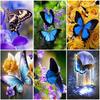 Butterfly DIY 5D Diamond Painting Full Round Rhinestone Animal Mosaic Diamond Embroidery Flowers Cross Stitch Home Decor
