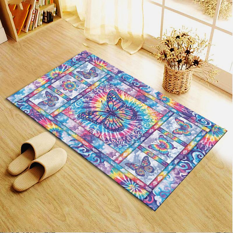 2025 New Modern Butterfly Carpet Rug for Living Room Bedroom Home Sofa Decoration,Kids play Non-slip Floor Mat76