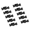 Zendellis 10pcs Headlight Bezel Retaining Mount Clip Set 51132752145 Durable Plastic Clip For Cooper
