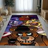Хоррор Фредди F-FNAF Игры Гостиная Нескользящий Ковер Мягкий Ковер для Спальни Детской Игровой Комнаты Дивана, Домашний Декор Придверный Коврик Подарок