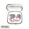 HUAK 1Pair Sleeping Ear Plugs Noise Reduction Tapones Oido Ruido Soft Oordopjes Earplug Waterproof Tapones Para Dormir Earplugs