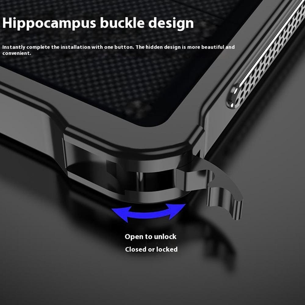 Bumper Cases For ZTE nubia Red Magic 9S Pro+ 5G/9S Pro 5G/9 Pro+ 5G/9 Pro 5G Metal Frame Heat Dissipation Cover with Lens Protector