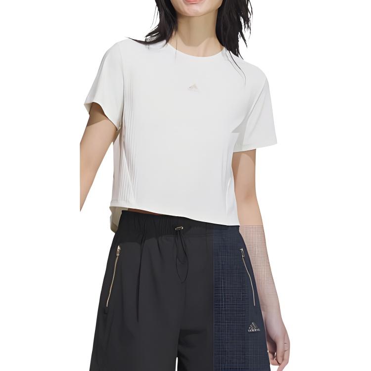 Adidas T Shirt Women's Jade White JI9806