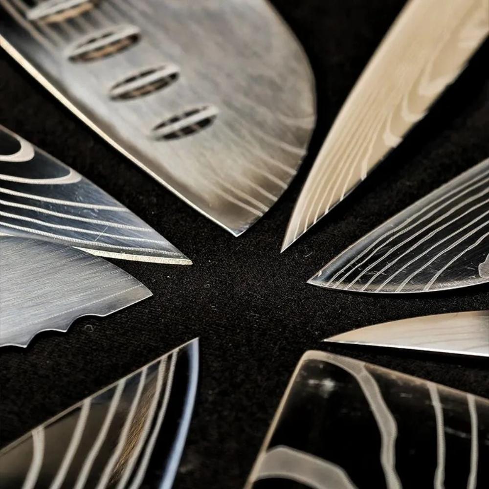 Профессиональные кухонные ножи Нож Сантоку