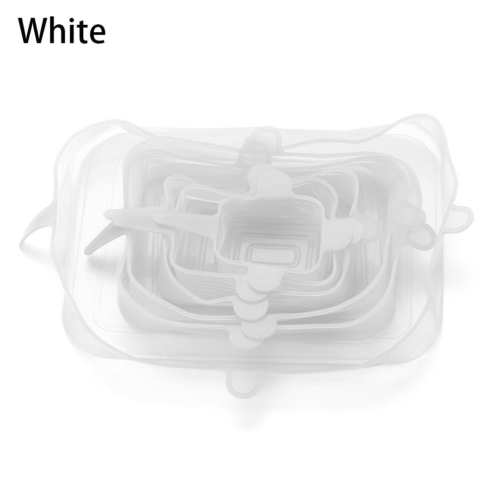 Cookware Keeping Fresh Lids Seal Food Fresh Round Square Stretch Suction Silicone Lid Bowl Cover
