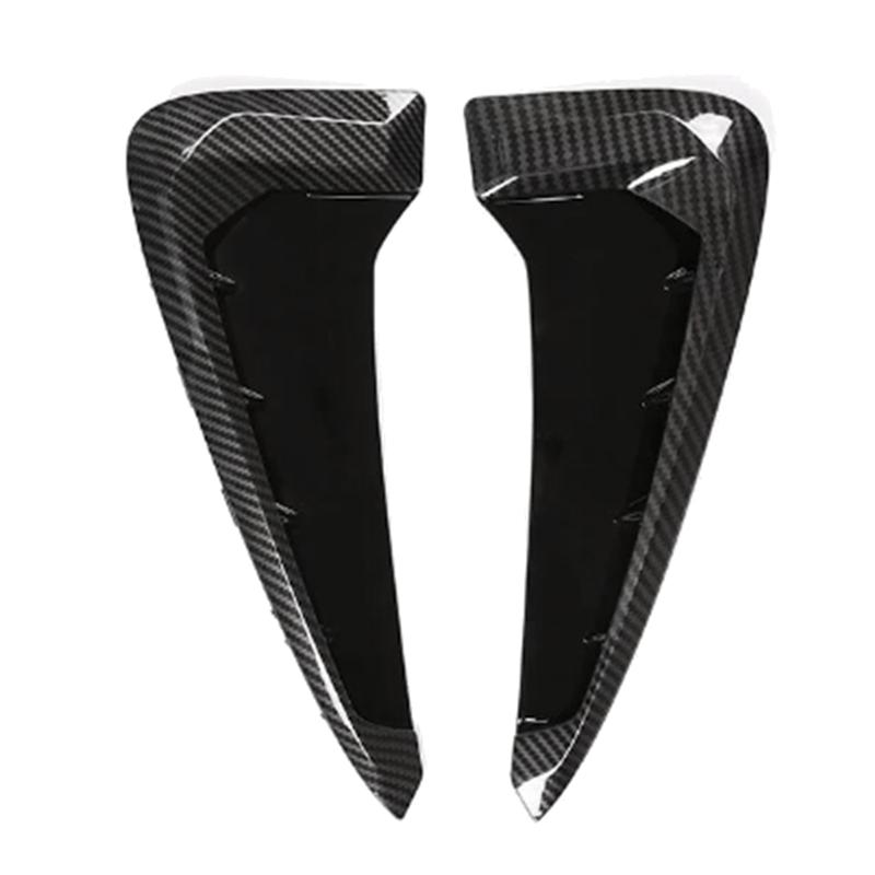 A16P-Car Front Fender Side Air Vent Cover Side Fender Vent Trim Sticker For BMW X5 2014-2018