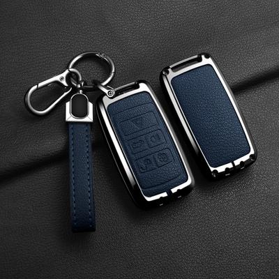 Сплав Кожа Чехол для Пульта Ключа Автомобиля Для Jaguar XF XJ XE S-Type F-Type X-Type F-Pace I-Pace E-Pace Android XFR XKR Брелок