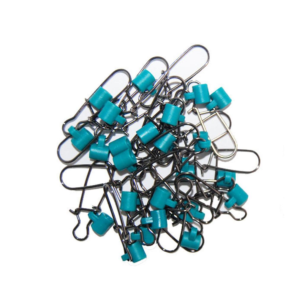25Pcs Green Nickel Swivels Snap 220LB 8# Fishing Swivels Heavy Duty Fish Finder Fishing Sinker