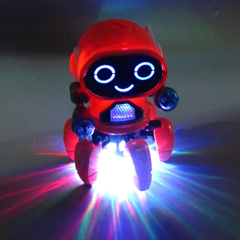 Игрушка Робот Танцующий Осьминог в стиле TikTok со Звуком и Светом