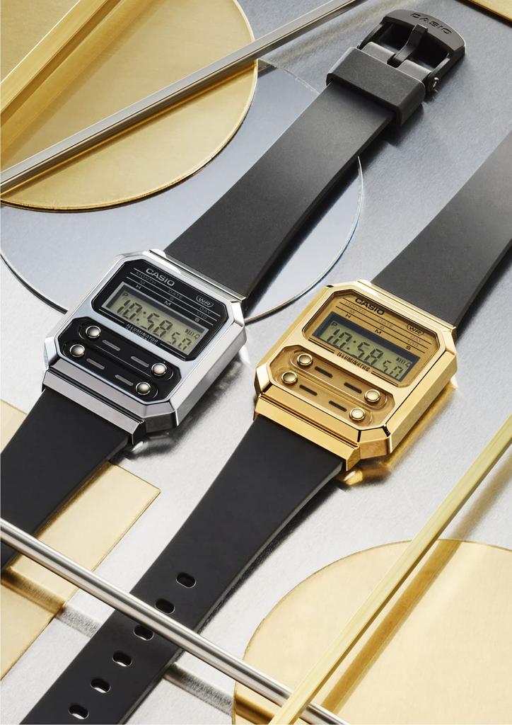 Casio Standard Watch Unisex Black A100WEFG-9AJF