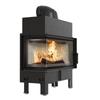 Steel Fireplace KRATKI FLOKI L Left 12 kW Ø 200