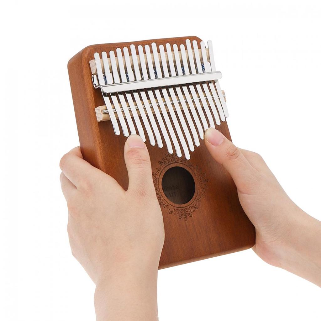 17-клавишное пианино Kalimba для большого пальца с защитой руки Mbira