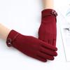 Women Gloves Winter Warm Windproof Cold-proof Rabbit Plush Outdoor Riding Household Goods Clothing Accessories Female Gloves
