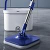 Набор ведер и швабр с отжимом Сухая и влажная уборка Вращающаяся на 360 градусов Микрофибровая швабра с отжимом и ведро для гостиной, кухни, спальни, столовой
