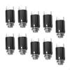 10Pcs 1/4" Guitar Endpin Jack Stereo Output Plug EQ Socket