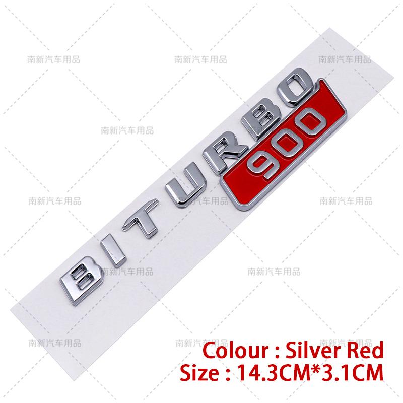 Biturbo 700 800 900 Fender Stickers Badge Rear Trunk Emblem For Benz Brabus G Class G700 G800 G900 W463 Car Styling Accessories TE8