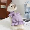New Princess Style Dog Clothes Spring and Summer Breathable Tulip Teddy Than Bear Pet Skirt Cat Clothes