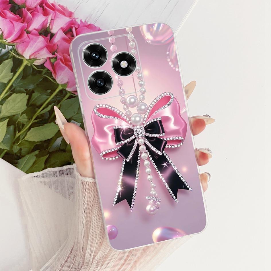Case For Honor X5c Plus Cover 2025 New Fashion Flower Butterfly Soft Clear Silicone Phone Cases For Honor X5c 4G HonorX5c Fundas