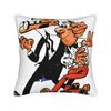 Mort & Phil Mortadelo y Filemón Pillow Case  Square Pillow Cover Kawaii Pillowcases For Living Room Bed Chair