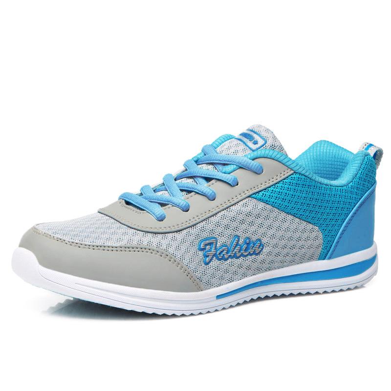 Breathable Fashion 2024 New Women's Sneakers Soft Comfortable Women Sneakers Mesh Fabric Lace Up Female Footwear Ladies Shoes