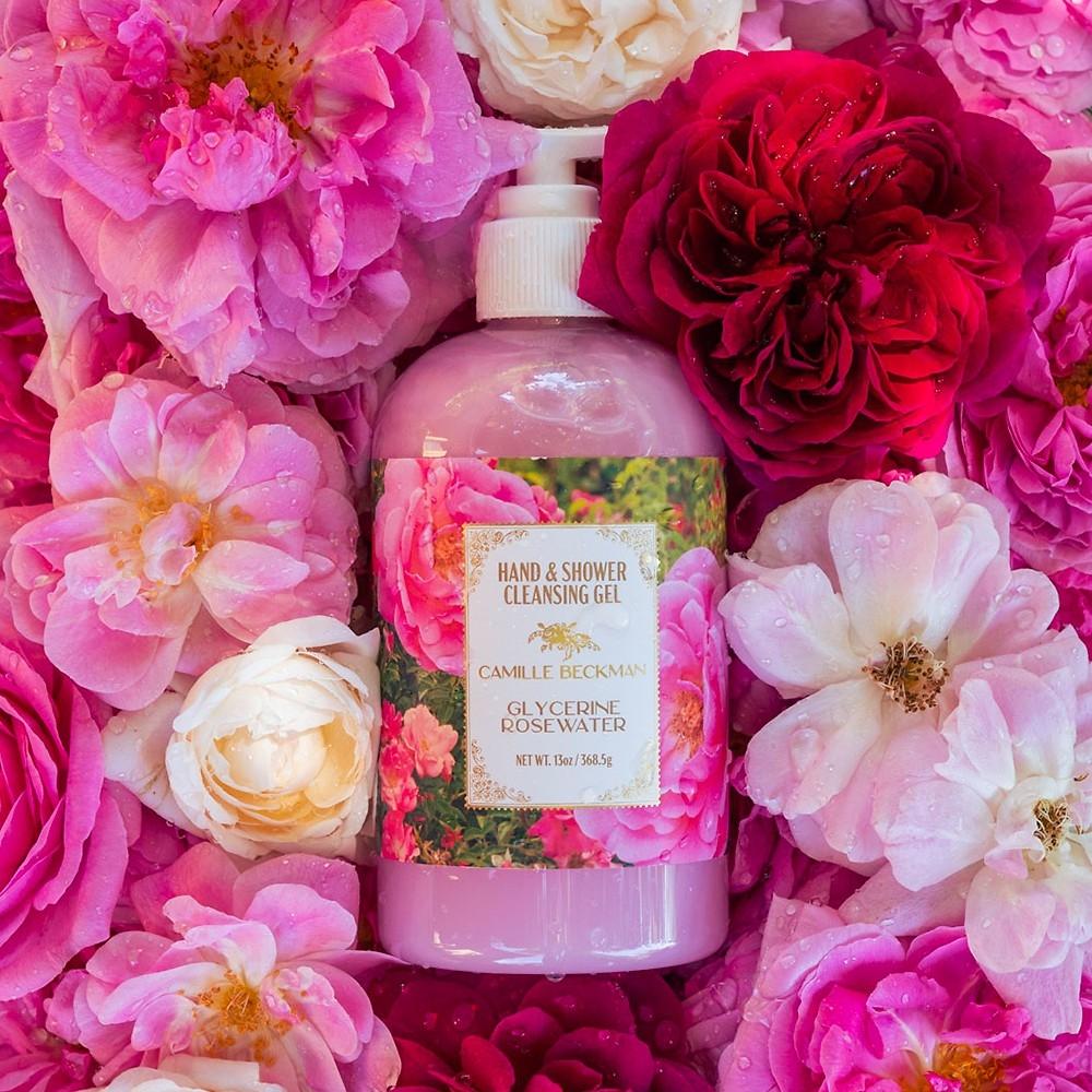 Camille Beckman Rosewater HAnd And Shower Clenasning Gel
