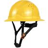 Full Brim Hard Hat For Engineer Construction Work Cap For Men ANSI Approved HDPE Safety Helmet with 6 Point Adjustable