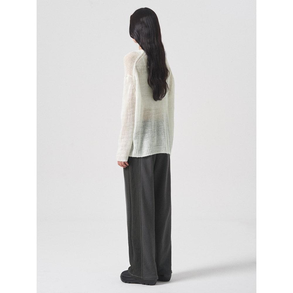 8SECONDS Round Neck Pullover Ivory