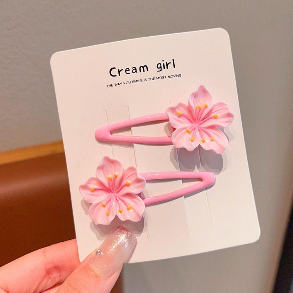 2/5PCS Mini Headrope Resin Headwear Fashion Hair Clip Girls