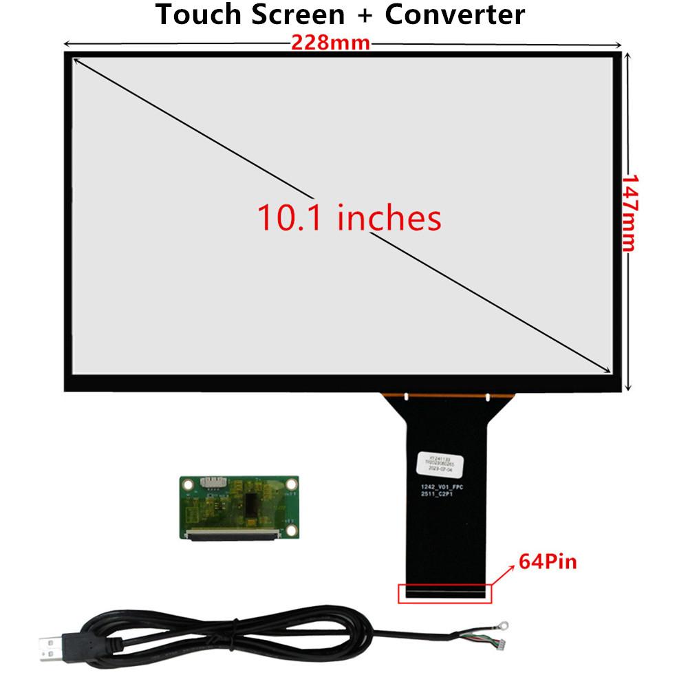 10.1/11.6/13.3/14/15.6 Inch Universal DIY Multi-touch Capacitive Digitizer Touch Screen Panel Glass With USB Driver Board Converter