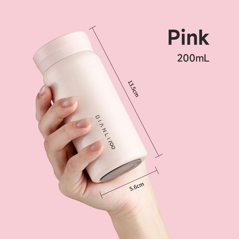 200 мл мини-карманная чашка из нержавеющей стали термос чашка легкая портативная маленькая бутылка модная кофейная кружка чашка для воды