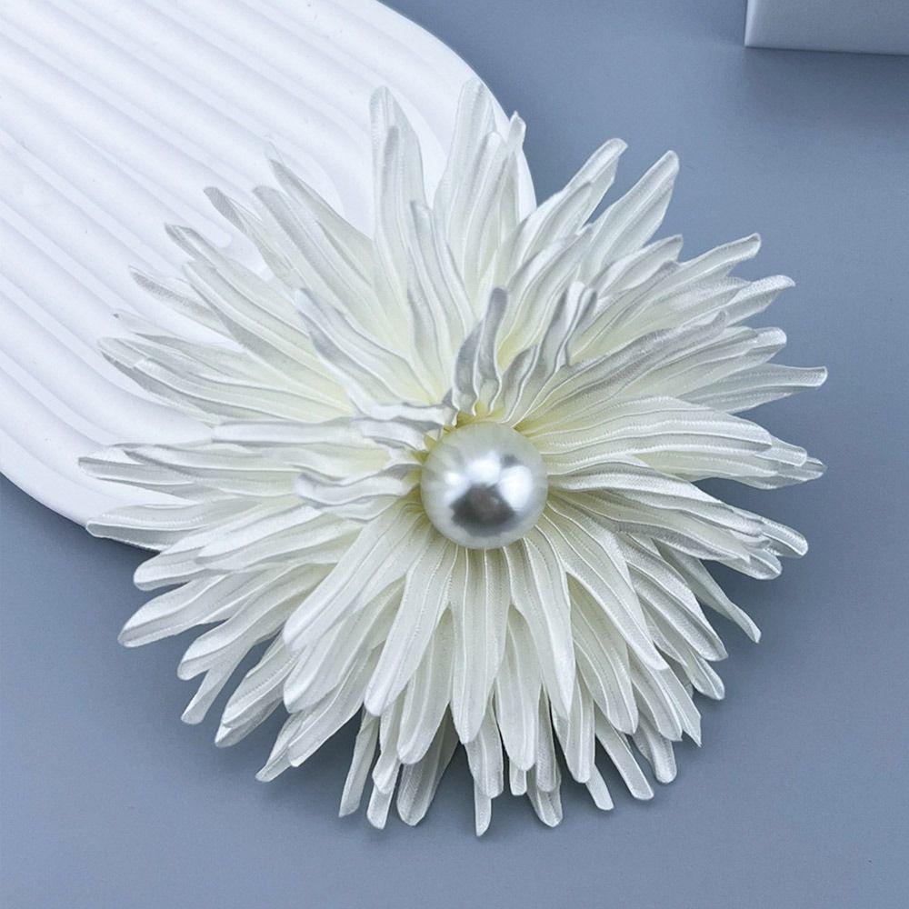 Fabric Handmade Accessories Large Flower Brooch Jewelry Badge Accessories Pin Brooch New Corsage