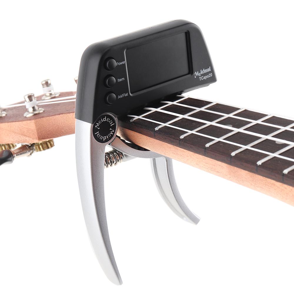 Гитарный каподастр Meideal TCapo20 со светодиодным экраном 1,6 дюйма + высокая чувствительность и точность